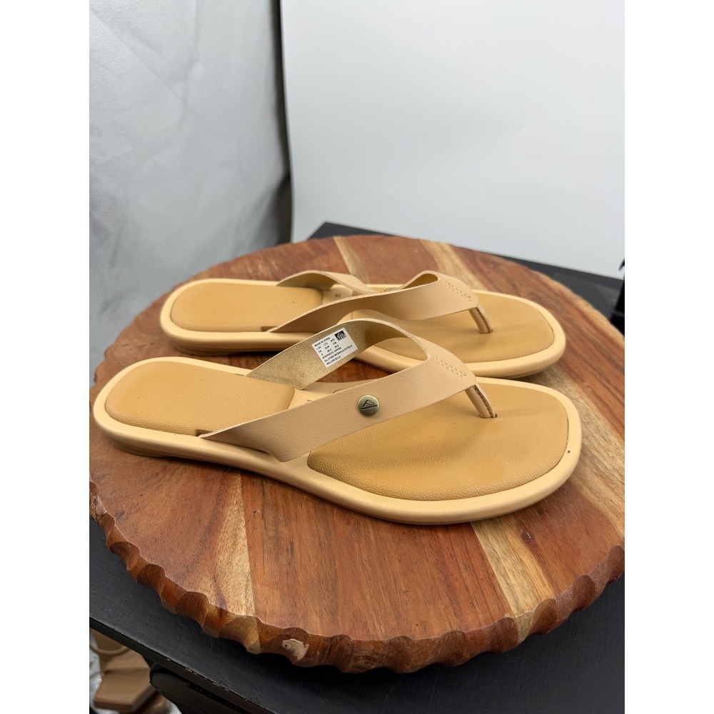 Reef Willow Ella Flip Flop Sandals Womens 8 Tan Minimalist Thong Casual